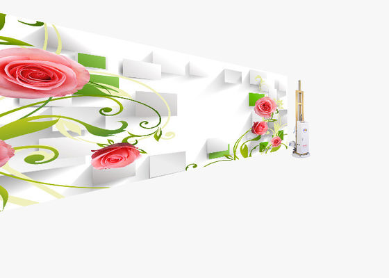 720 * 2880dpi ربات چاپ مستقیم با دیوار با چاپگر تمیز کردن خودکار