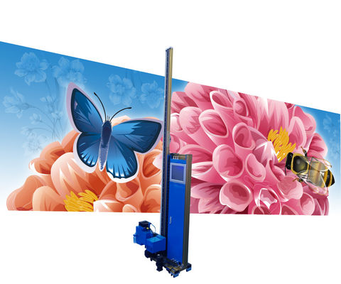 دستگاه چاپگر دیواری سه بعدی LED با فرمت بزرگ نازک برای پس زمینه شیشه ای