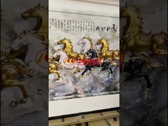 ZKMC Direct to Wall Printer Amazing Gold Silver 3D Printing Effect